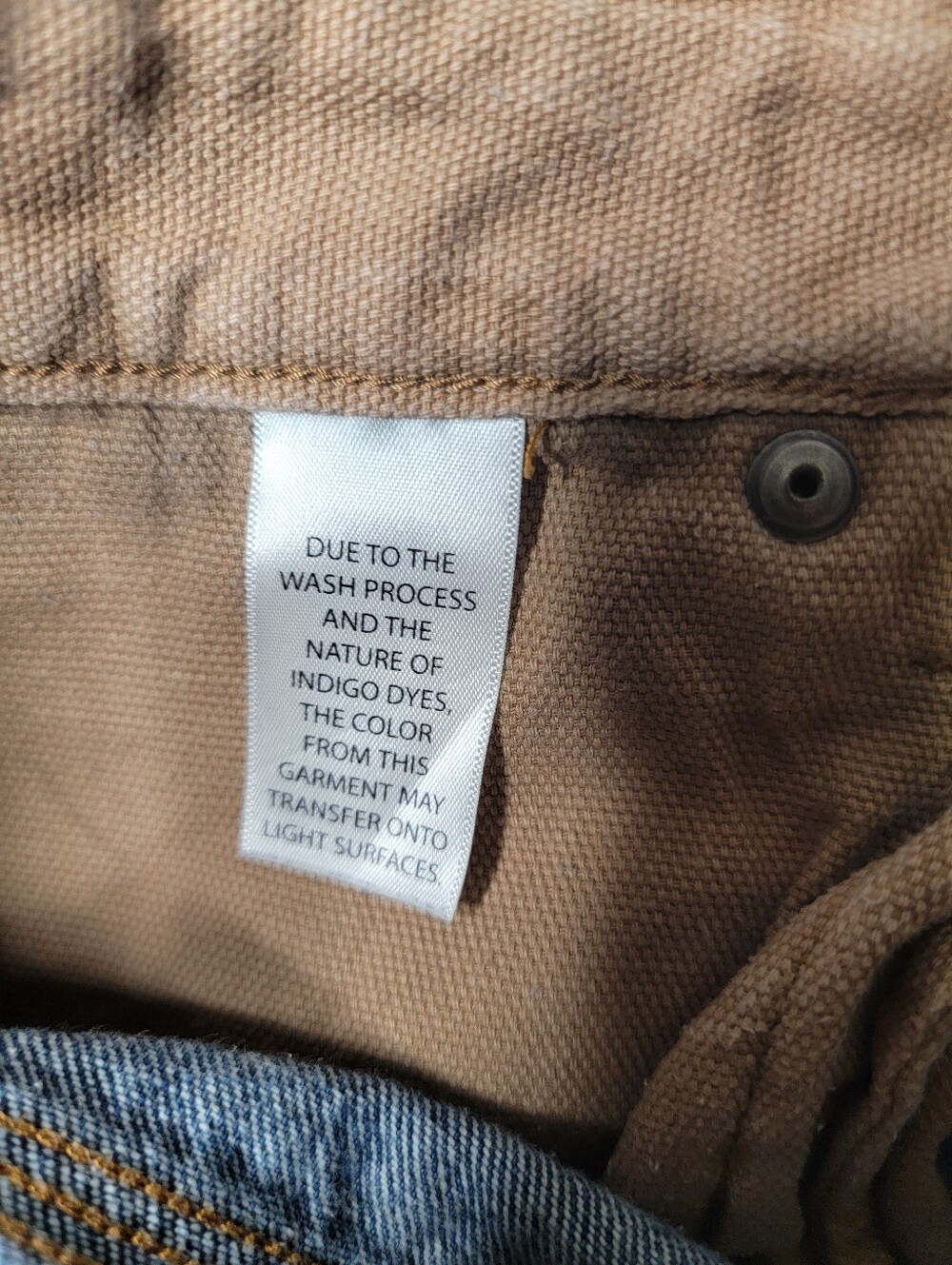 Duluth Trading Co Denim Jeans Mens 42x30 Blue Heavyweight Utility Workwear - Picture 14 of 15